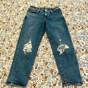 Women’s Express Boyfriend Mid Rise Jean size 4R